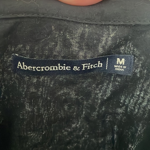 Abercrombie & Fitch Women’s Button Up Shirt With Lace See Through Design - Picture 4 of 4